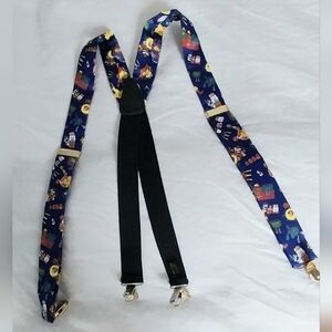 Colorful Macdonald Print Suspenders